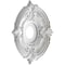Ekena Millwork Attica PVC Medallion (Canopies up to 5 5/8"), 16"OD x 3 1/2"ID x 1"P, Metallic Champagne Bronze CMP16ATCCB - alternate 2